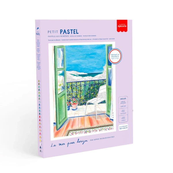 PETIT PASTEL PAINT BY NUMBERS - LA MER POUR HORIZON