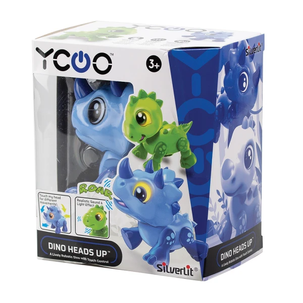 SILVERLIT YCOO DINO HEADS UP ΗΛΕΚΤΡΟΝΙΚΟ ΡΟΜΠΟΤ ΣΤΕΓΟΣΑΥΡΟΣ ΓΙΑ 3+ ΧΡΟΝΩΝ