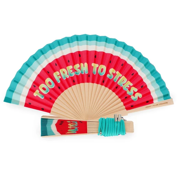 LEGAMI FOLDING PAPER FAN WATERMELON