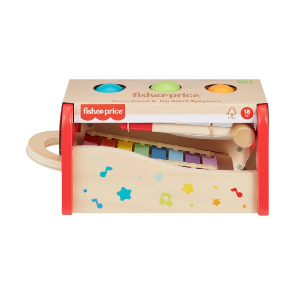 FISHER PRICE ΞΥΛΙΝΟ ΜΟΥΣΙΚΟ ΠΑΙΧΝΙΔΙ ΞΥΛΟΦΩΝΟ
