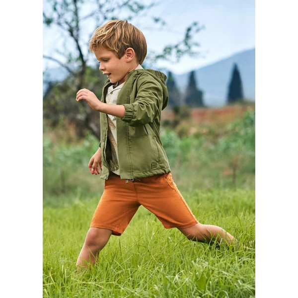 MAYORAL BERMUDA SHORTS LINEN PEPPER