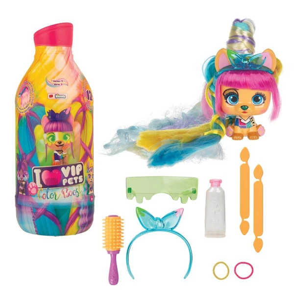VIP PETS SERIES 2 COLOR BOOST COLLECTIBLE DOLL WITH EXTRA LONG HAIR