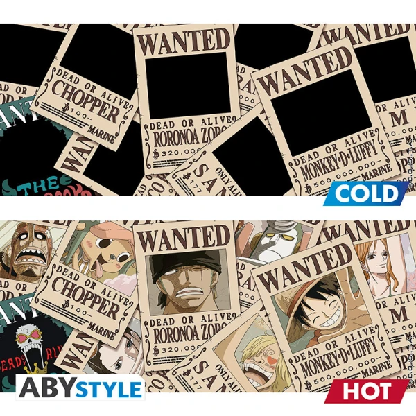 ABYSSE ΚΟΥΠΑ ΑΛΛΑΓΗΣ ΧΡΩΜΑΤΟΣ 460ml ONE PIECE - WANTED