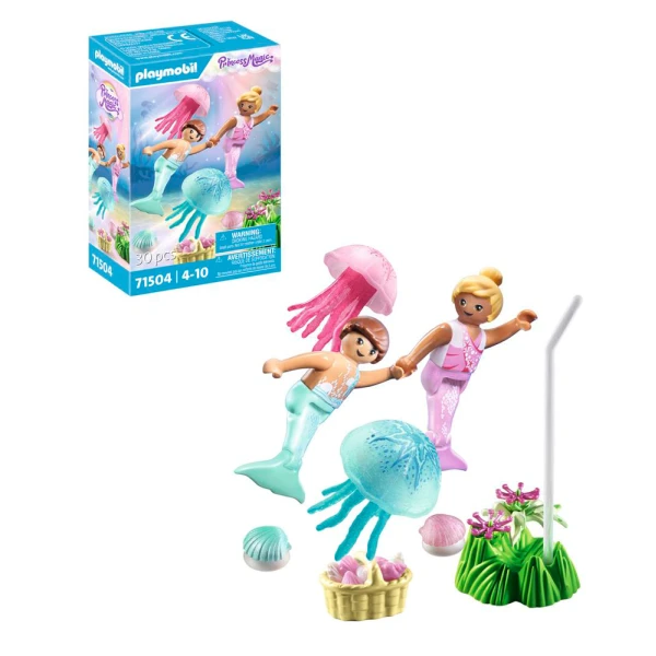 PLAYMOBIL PRINCESS MAGIC MERMAID KIDS WITH JELLYFISH