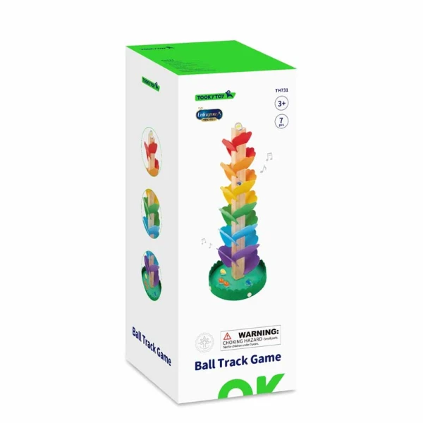 WOODEN BALL TRACK GAME