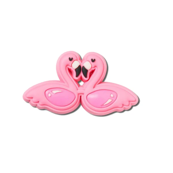 CROCS CHARM UNIQUE FLAMINGO SUNNIES
