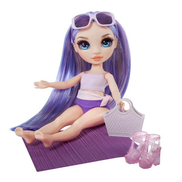 RAINBOW HIGH SWIM & STYLE FASHION ΚΟΥΚΛΑ VIOLET (PURPLE)