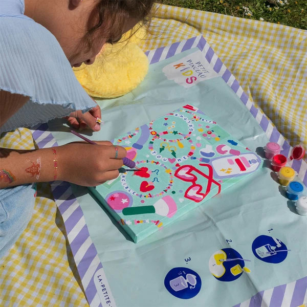 PETIT PINCEAU KIDS PAINT BY NUMBERS -  FRIENDSHIP BRACELETS