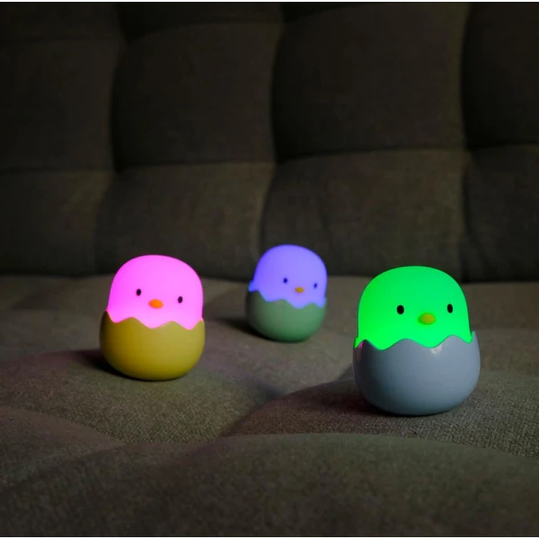 MEGA LIGHT KIDS DECORATIVE WHITE LAMP - BABY EGGY