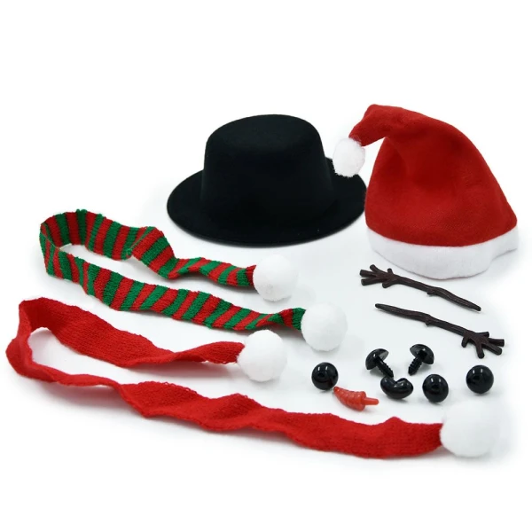 MIKAMAX BUILD YOUR OWN SNOWMAN WITH KINETIC SAND & ACCESSORIES