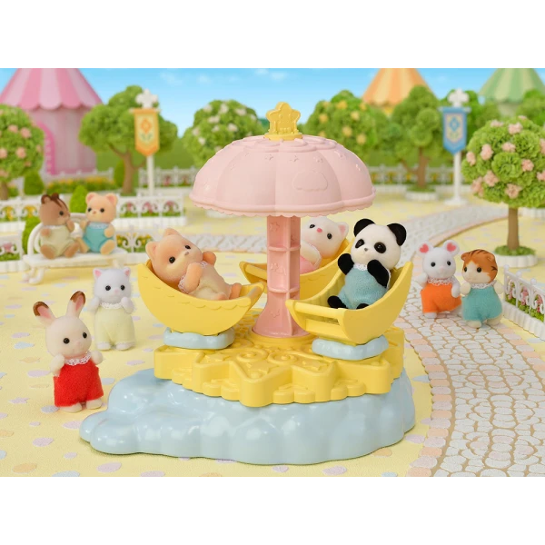 THE SYLVANIAN FAMILIES BABY STAR CAROUSEL 5539