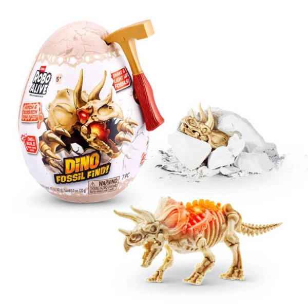 ΑΥΓΟ DINO FOSSIL MINI ROBO ALIVE SERIES 1 ΕΚΠΛΗΞΗ - 4 ΣΧΕΔΙΑ