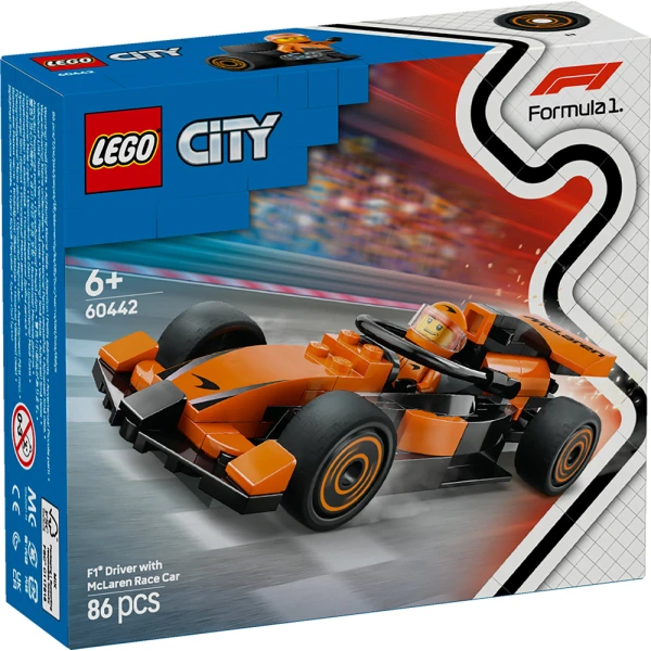 LEGO® CITY F1® DRIVER WITH MCLAREN RACE CAR