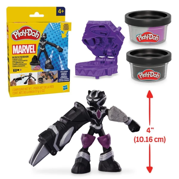 PLAY-DOH ΣΕΤ ΠΑΙΧΝΙΔΙΟΥ BLACK PANTHER CUTTING CLAWS