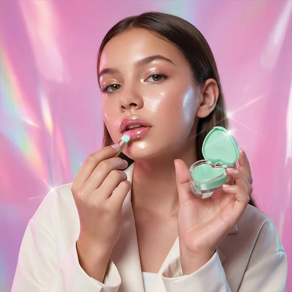 HAPPIHOBBI LIP BALM SPARKLE LOVE - 3 ΣΧΕΔΙΑ