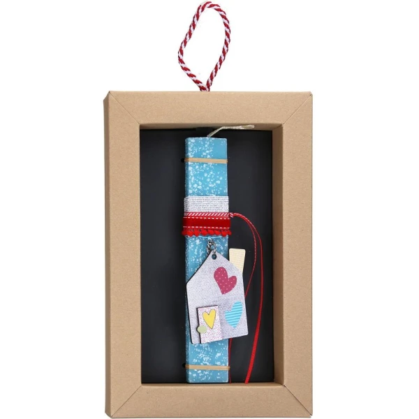 SYNCHRONIA HANDMADE CANDLE 20 cm KEYCHAIN HOUSE - VERAMAN