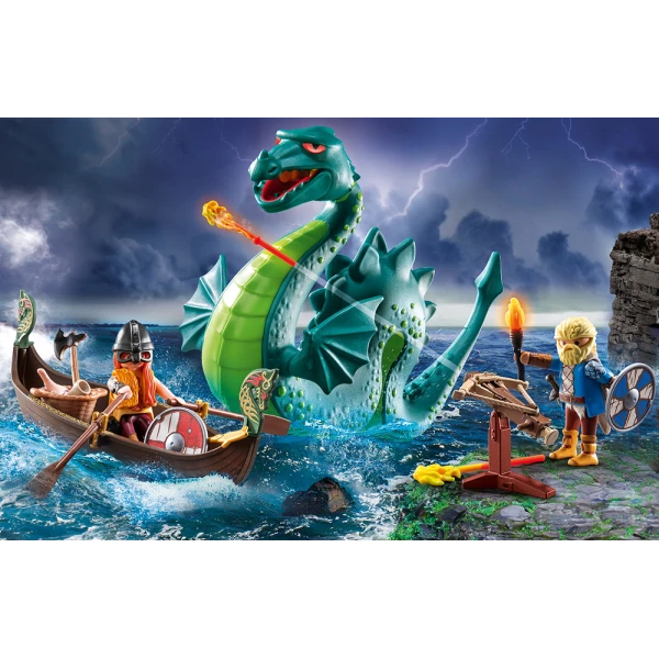 PLAYMOBIL VIKINGS WITH SEA MONSTER