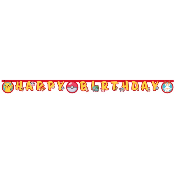 GARLAND HAPPY BIRTHDAY POKEMON