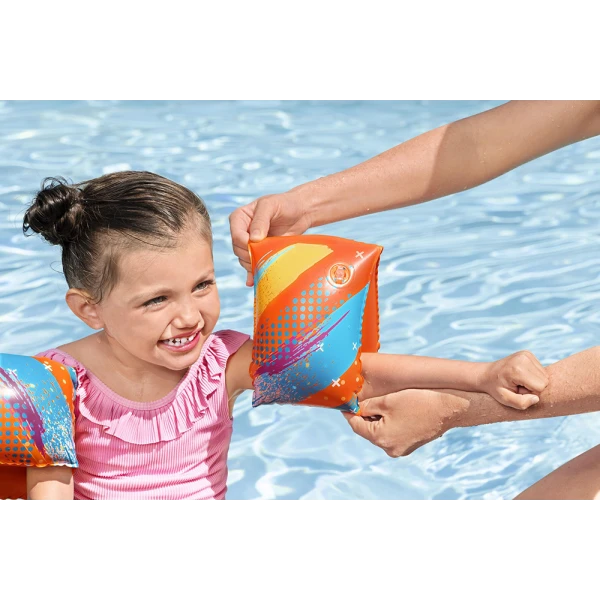 BESTWAY SWIM SAFE ΜΠΡΑΤΣΑΚΙΑ COLORIFY TOUGHLITE 3-6 ΕΤΩΝ