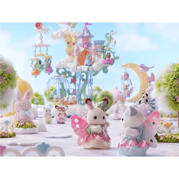 THE SYLVANIAN FAMILIES SKYTOP FAIRY CASTLE