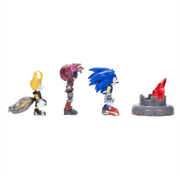SONIC THE HEDGEHOG ΣΕΤ 3 ΦΙΓΟΥΡΩΝ 6,5 εκ. ΜΕ ΑΞΕΣΟΥΑΡ SONIC PRIME WAVE 1 NEW YOKE CITY