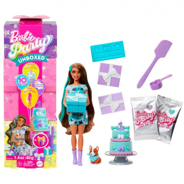 BARBIE PARTY SURPRISE ΚΟΥΚΛΑ BRUNETTE