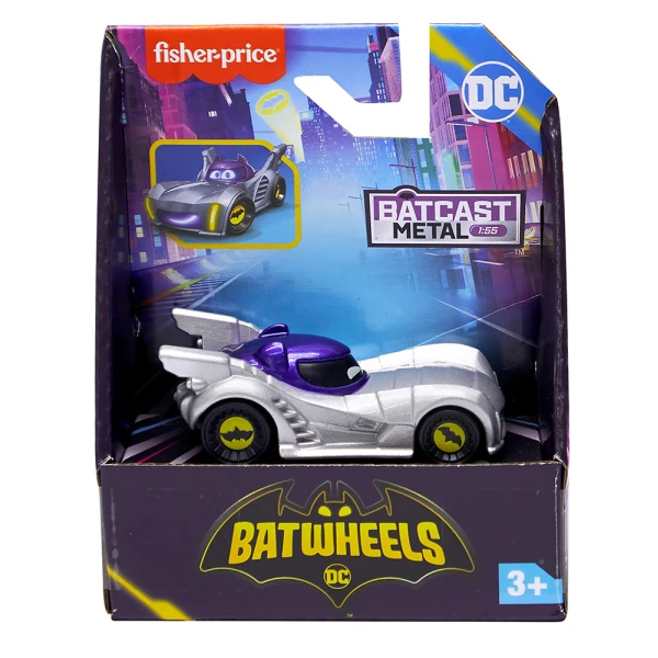 FISHER PRICE BATWHEELS VEHICLES- ARMORED BAM THE BATMOBILE