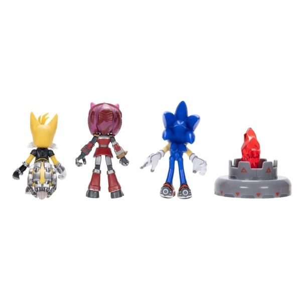 SONIC THE HEDGEHOG ΣΕΤ 3 ΦΙΓΟΥΡΩΝ 6,5 εκ. ΜΕ ΑΞΕΣΟΥΑΡ SONIC PRIME WAVE 1 NEW YOKE CITY