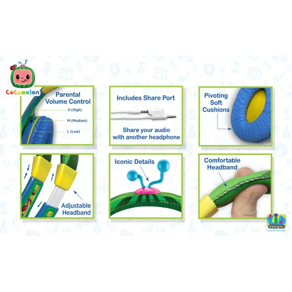 EKIDS COCOMELON ΕΝΣΥΡΜΑΤΑ ΑΚΟΥΣΤΙΚΑ ΓΙΑ ΠΑΙΔΙΑ