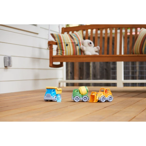 GREEN TOYS ΚΑΤΑΣΚΕΥΑΣΤΙΚΑ ΟΧΗΜΑΤΑ ΣΕΤ 3 τεμ. CST3-1209 - 2 ΣΧΕΔΙΑ