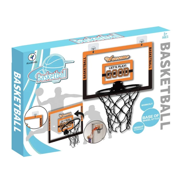 BASKETBALL BACKBOARD WITH BALL