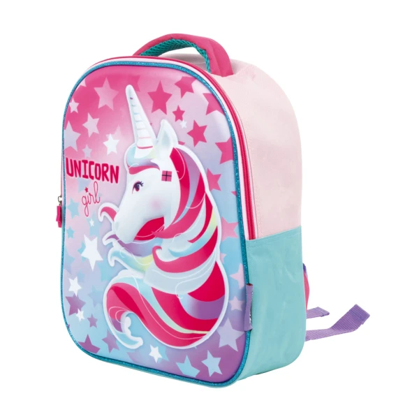 TODDLER 3D BACKPACK UNICORN THEMED 26X32X10 cm.