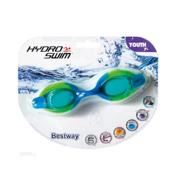 BESTWAY HYDRO-SWIM OCEAN CREST GOGGLES - GREEN/BLUE