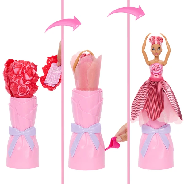 BARBIE PETAL POP RED ROSE