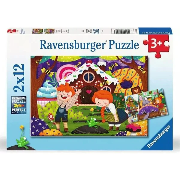 RAVENSBURGER ΠΑΖΛ 2X12 τεμ. ΔΙΑΣΗΜΑ ΠΑΡΑΜΥΘΙΑ