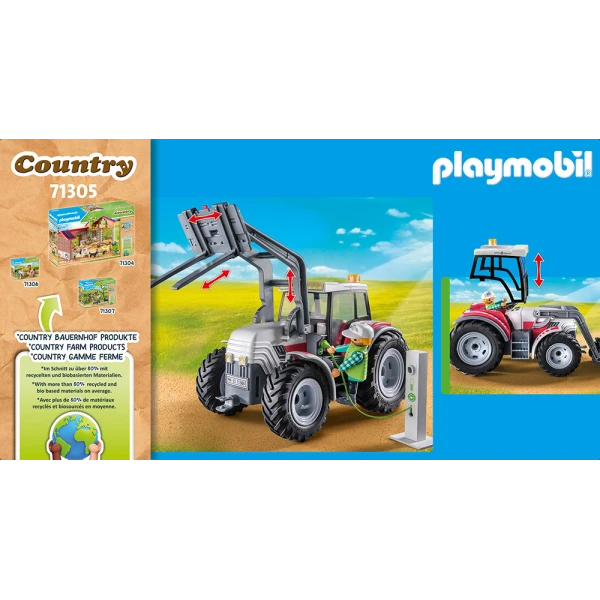 PLAYMOBIL COUNTRY ΗΛΕΚΤΡΙΚΟ ΤΡΑΚΤΕΡ