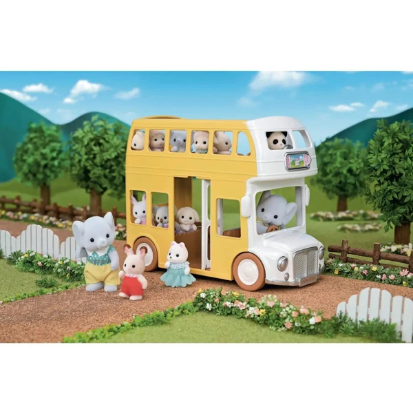 THE SYLVANIAN FAMILIES NURSERY DOUBLE-DECKER BUS