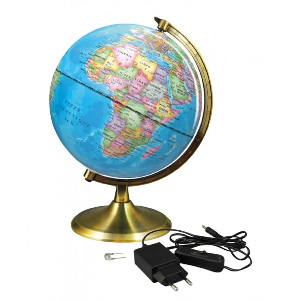 DAY & NIGHT GLOBE 20 cm USB WITH LED