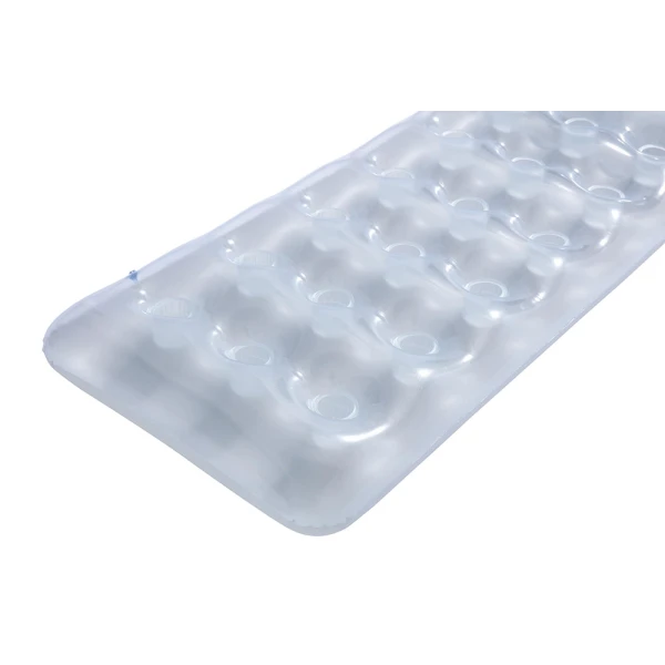 BESTWAY INFLATABLE METAL TECH LOUNGE SILVER 188X71 cm 