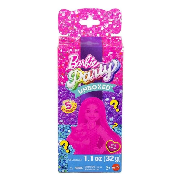 BARBIE PARTY UNBOXED SURPRISE CHELSEA