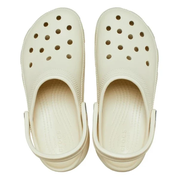 CROCS CLASSIC PLATFORM CLOG W BONE