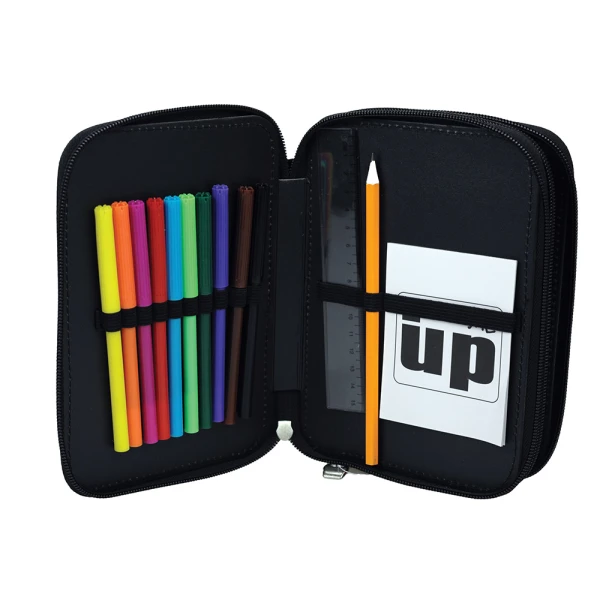 BACK ME UP DOUBLE FILLED  PENCIL CASE BEAR