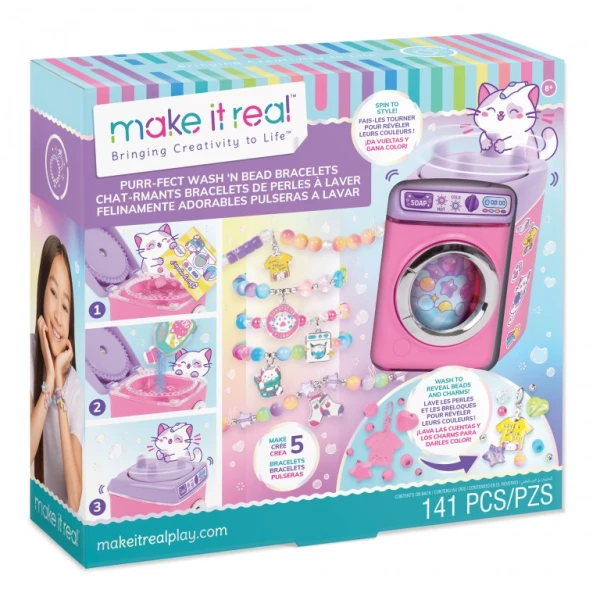 MAKE IT REAL ΒΡΑΧΙΟΛΙΑ PURRFECT WASH N\' BEAD