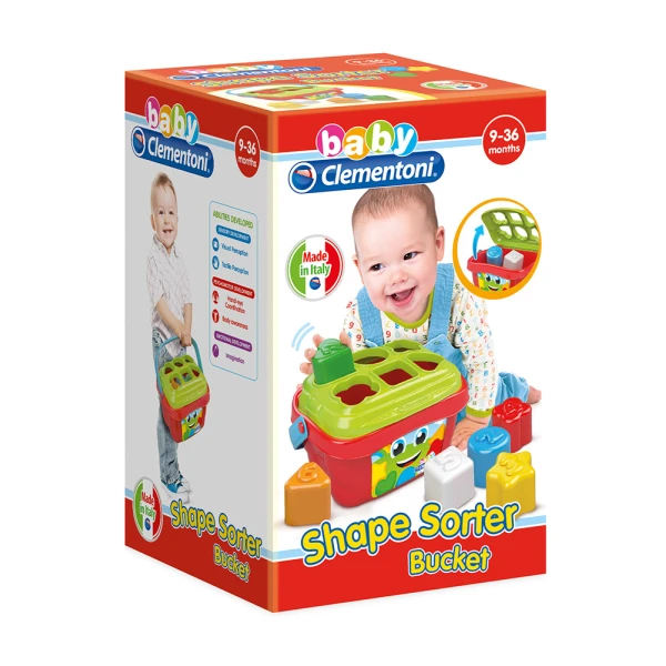 BABY CLEMENTONI PLAY FOR FUTURE ΒΡΕΦΙΚΟ ΠΑΙΧΝΙΔΙ ΚΟΥΒΑΔΑΚΙ ΜΕ ΣΧΗΜΑΤΑ ΓΙΑ 10-36 ΜΗΝΩΝ