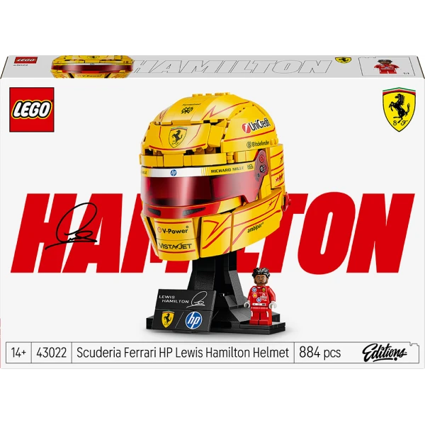 LEGO® EDITIONS SCUDERIA FERRARI HP LEWIS HAMILTON HELMET