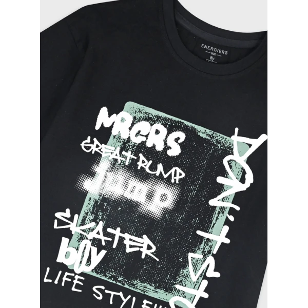 ENERGIERS BLOUSE BOY BLACK