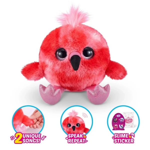CHIRPY BIRDS PETS ALIVE PLUSH SERIES 1 - 4 DESIGNS