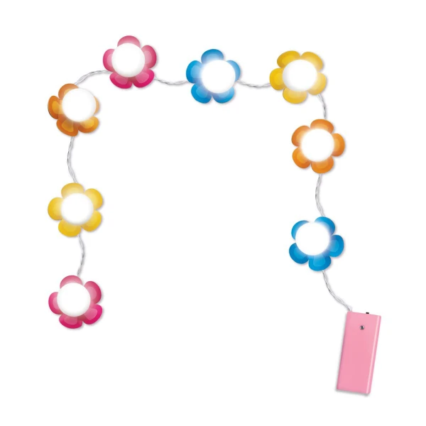 CONSTRUCTION OF FLOWER MIRROR LIGHTING GARLAND