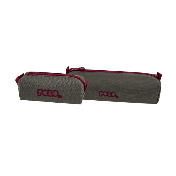 POLO 2025 PENCIL CASE CORD WITH WALLET - DARK GREY