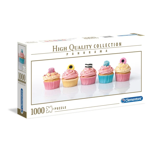 CLEMENTONI ΠΑΖΛ PANORAMA HIGH QUALITY COLLECTION CUPCAKES 1000 ΤΜΧ